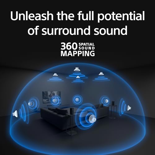 BRAVIA Theater Bar 9 Soundbar for TV Surround Sound Home Theater with 13 Speakers, Dolby Atmos/DTS:X, 360 Spatial Sound Mapping, HDMI 2.1 and Supports Spotify Connect/Apple AirPlay (HT-A9000)