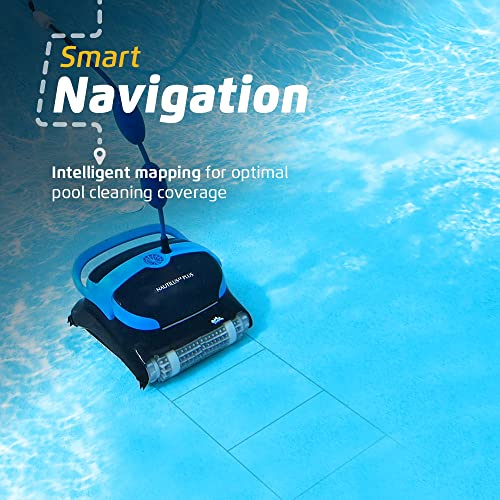 Nautilus CC Plus Wi-Fi Automatic Robotic Pool Vacuum Cleaner, Always Cleaning, Never Charging, with Wall Climbing Scrubber Brush, Ideal for In-Ground Pools up to 50 FT in Length