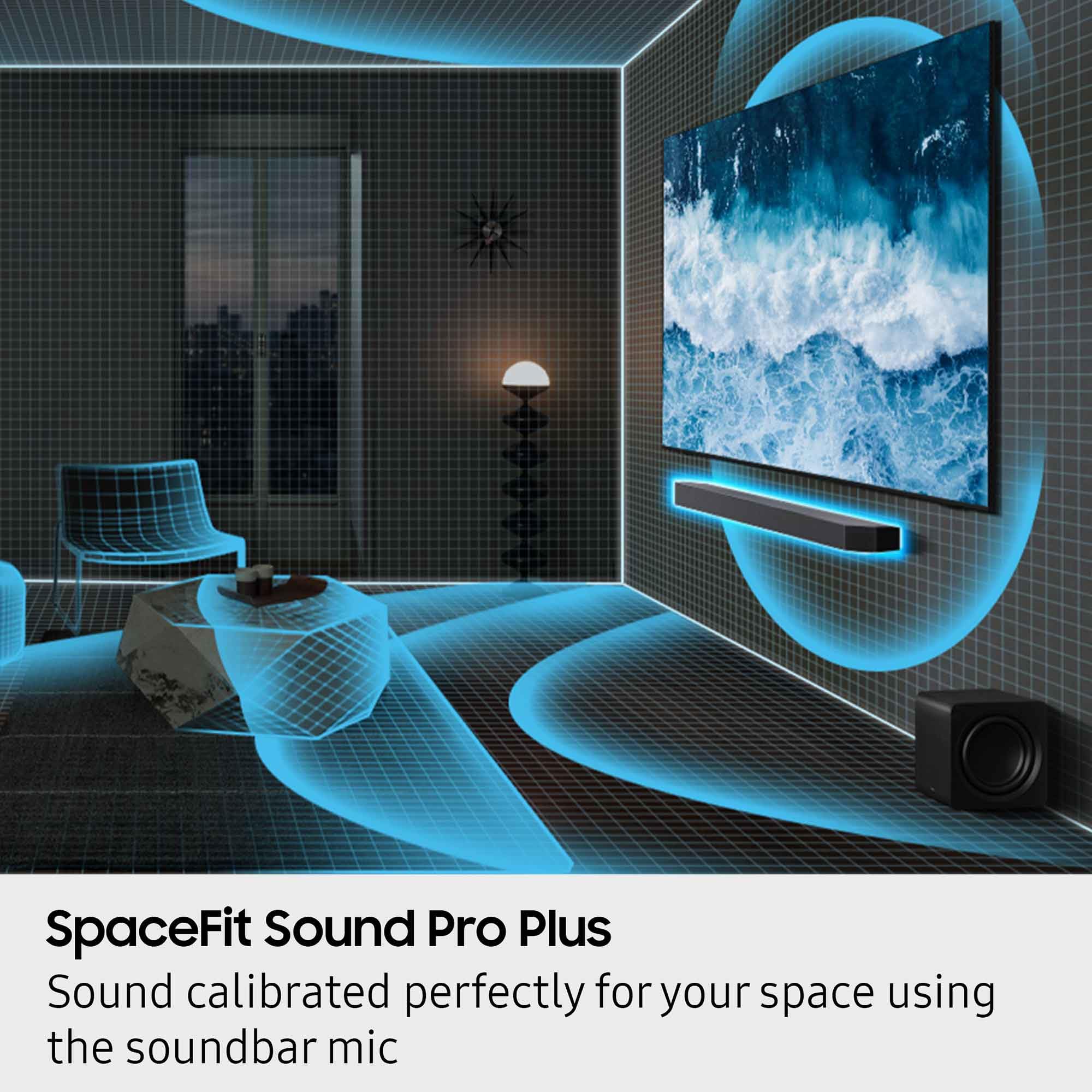 Q990F 11.1.4ch Q Series Subwoofer + Rear Speaker, Wireless Dolby Atmos, Q-Symphony, Game Mode Pro, Adaptive Sound (HW-Q990F, 2025)