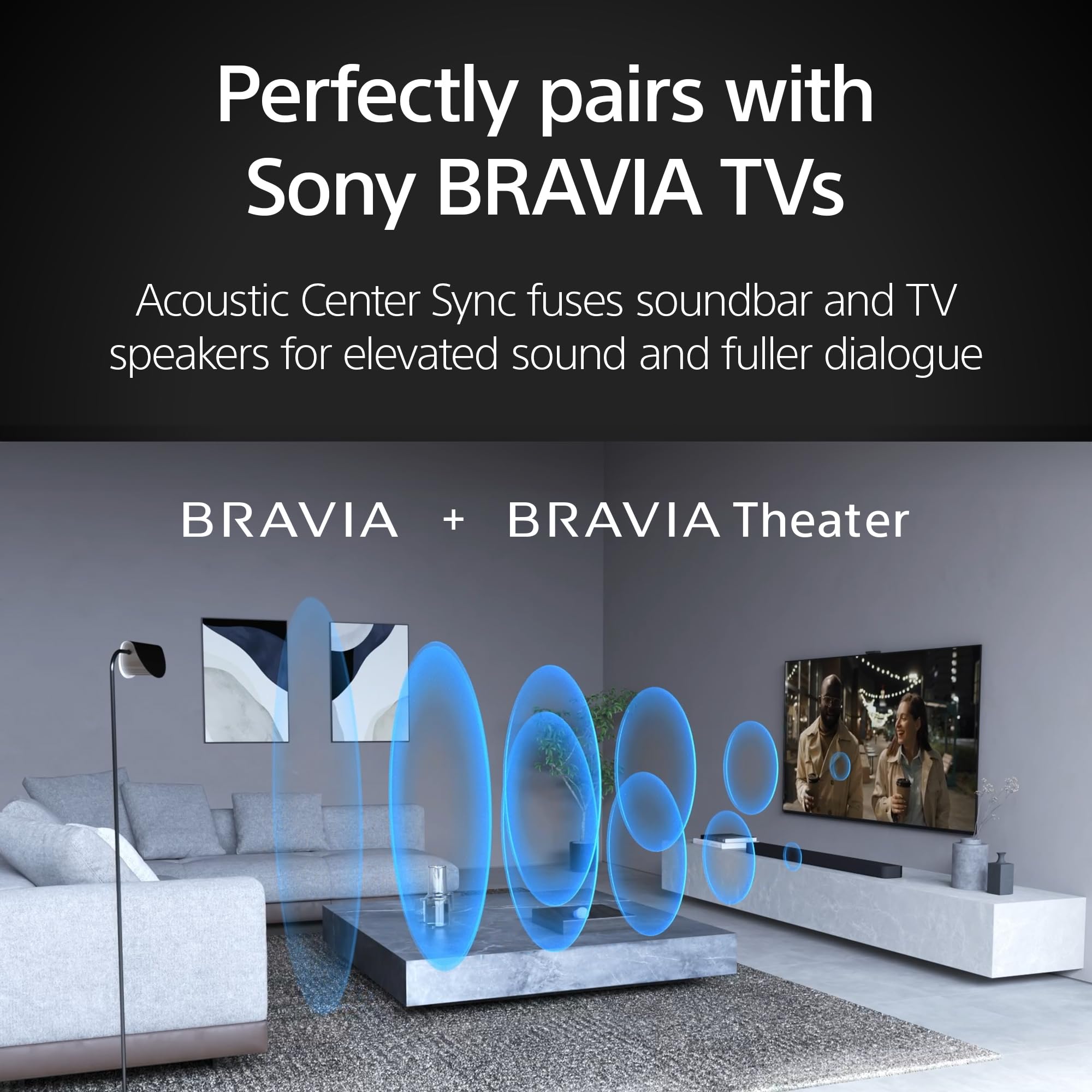 BRAVIA Theater Bar 9 Soundbar for TV Surround Sound Home Theater with 13 Speakers, Dolby Atmos/DTS:X, 360 Spatial Sound Mapping, HDMI 2.1 and Supports Spotify Connect/Apple AirPlay (HT-A9000)