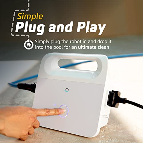 Nautilus CC Pro Wi-Fi Automatic Robotic Pool Vacuum Cleaner, Wall Climbing, Waterline Scrubber Brush, Ideal for In-Ground Pools up to 50 FT in Length