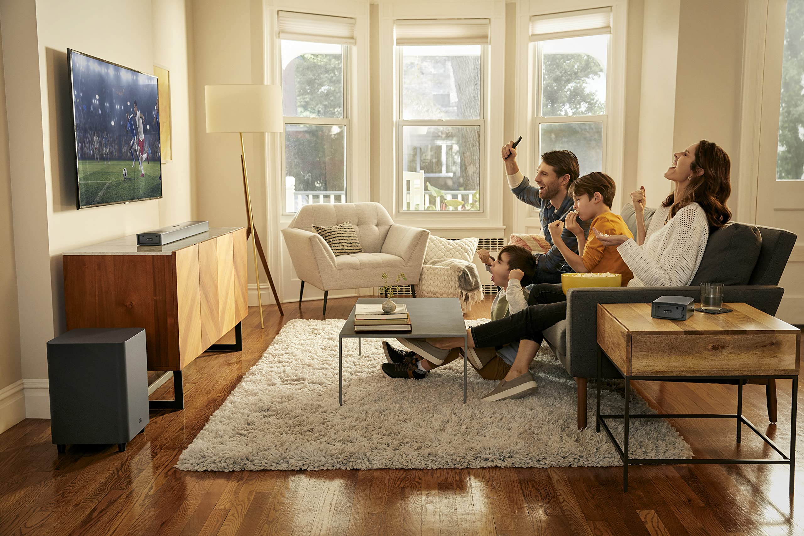 Bar 9.1 - Channel Soundbar System with Surround Speakers and Dolby Atmos, Black