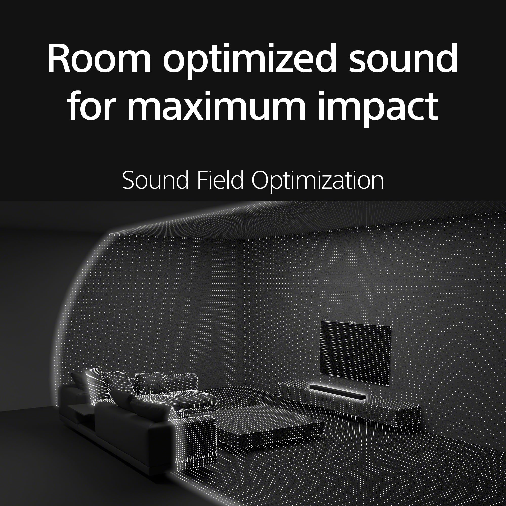 BRAVIA Theater Bar 9 Soundbar for TV Surround Sound Home Theater with 13 Speakers, Dolby Atmos/DTS:X, 360 Spatial Sound Mapping, HDMI 2.1 and Supports Spotify Connect/Apple AirPlay (HT-A9000)